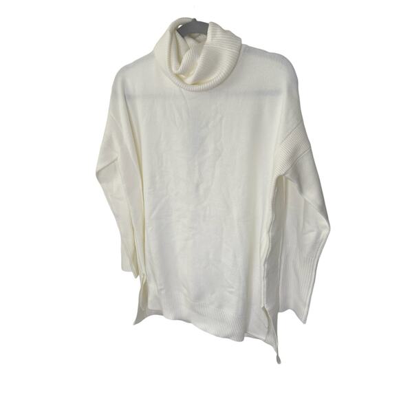 French Connection Babysoft Ribbed Turtleneck Sweater Chunky Neck Old Money Sz XS - Picture 4 of 10